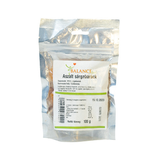 Sušena kajsija, bez dodanog šećera, 100 g.