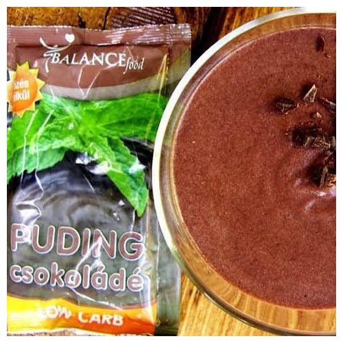 Lowcarb puding (s okusom čokolade)  3*60g