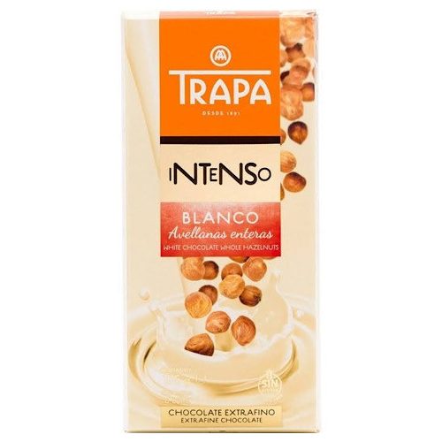 Trapa Intenso Blanco Avellana 175g - Bijela čokolada s cijelim lješnjacima