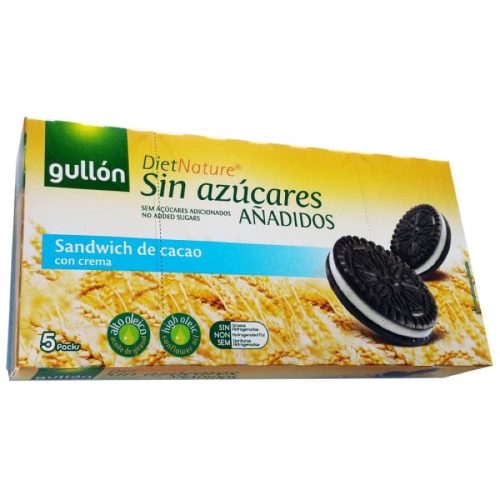 GULLÓN TWINS SANDWICH – Keksi sa kremastim punjenjem, bez dodanog šećera 210g