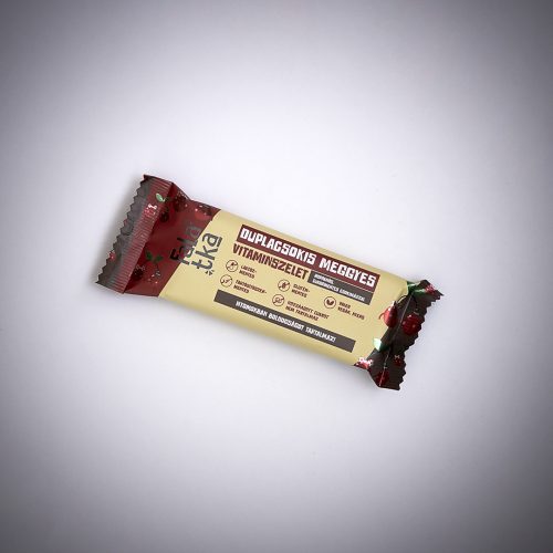 Falatka - Energetska pločica s duplom čokoladom i višnjom, s čokoladnom glazurom 47 g