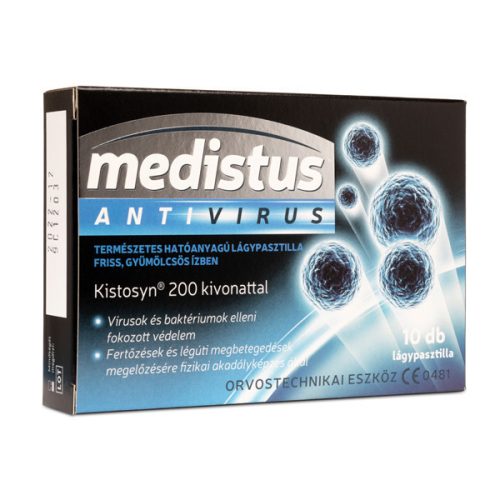 Medistus® Antivirus mekana pastila MEDICINSKI UREĐAJ CE 0481