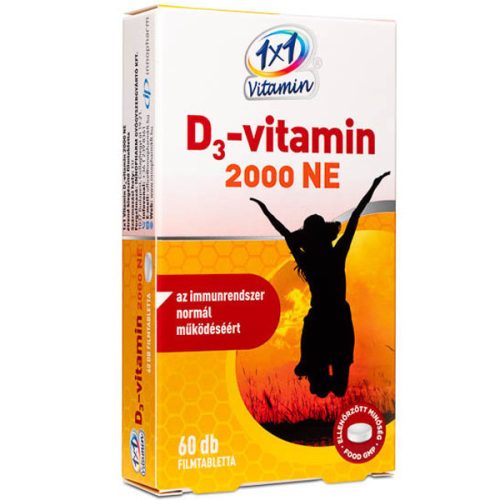 1x1 Vitamin Vitamin D3 2000 NE filmom obložene tablete dodatak prehrani 60 kom