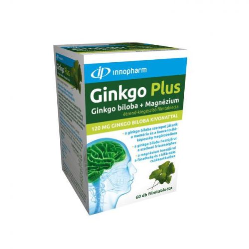 Innopharm Ginkgo Biloba 100 mg + Magnezij kapsule 60x