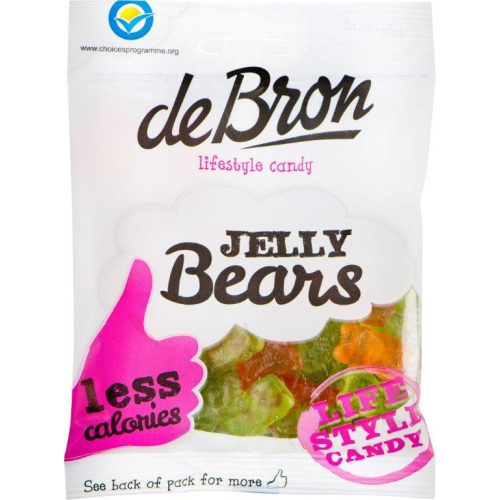 DeBron „Jelly bears” gumeni bomboni bez šećera i bez glutena 90 g