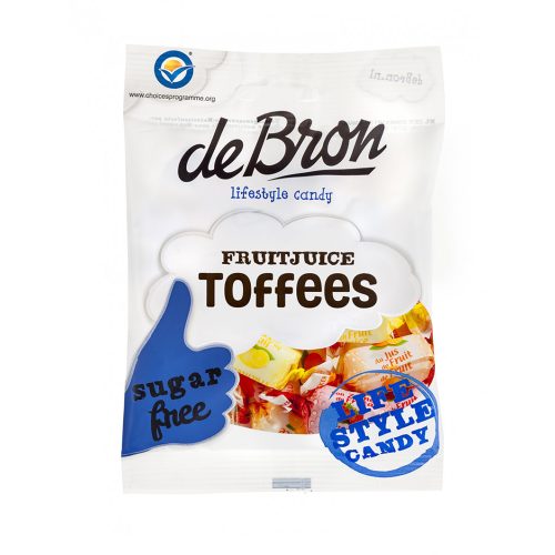Debron Voċni bomboni bez šećera "Fruitjuice Toffee" 90 g