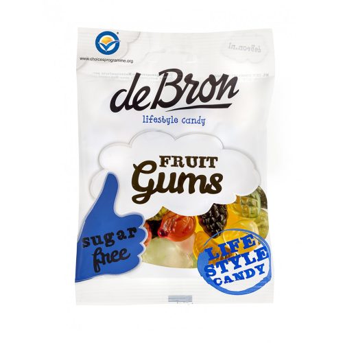 DeBron „Fruit Gums” gumeni bomboni bez šećera i bez glutena100 g