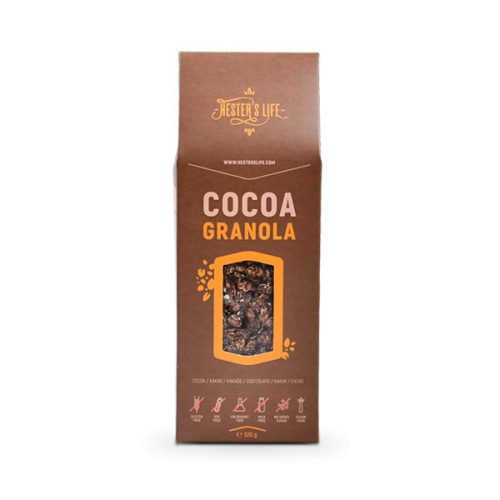 Hester's Life Cocoa granola /  kakaová granola 320 g