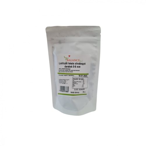 Liofilizirani komadići masline, crni, 0-6 mm, 50g