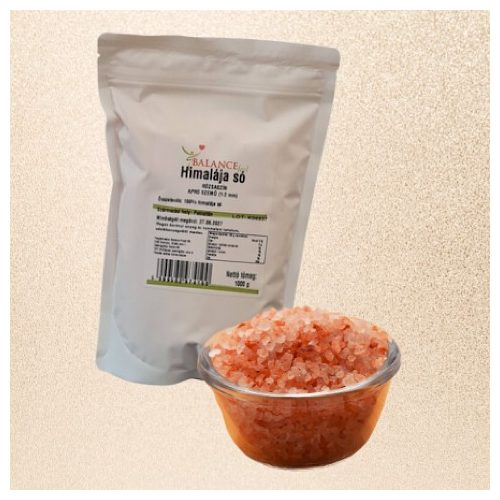 Himalajska sol, ružičasta, sitna, 1000 g/1 kg (1-2 mm)