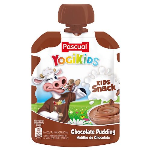 Pascual YogiKids puding u vrećici, čokolada, 80g