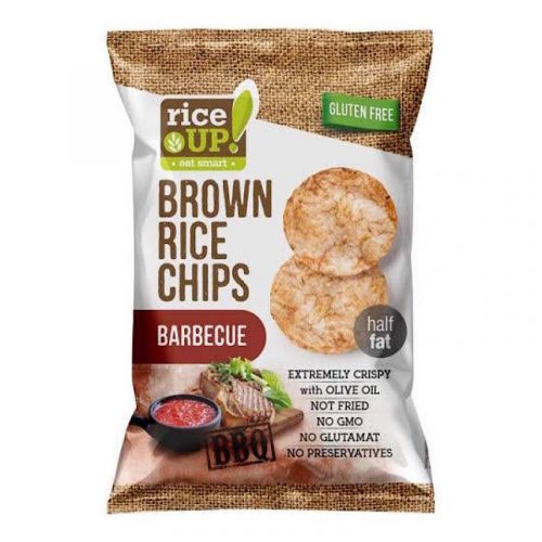 Rice up, čips od smeđe riže s okusom BBQ/barbecue, 60g