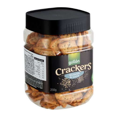 Gullon Cracker, s chia semienkami, quinoou, 250 g.
