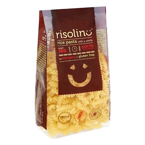 Risolino, rižina tjestenina, Fusilli, bez glutena, 300g.