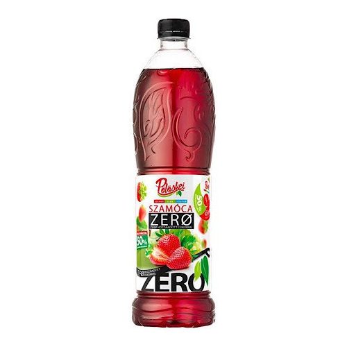 Pölöskei sirup, ZERO, okus jagode, 1 litra