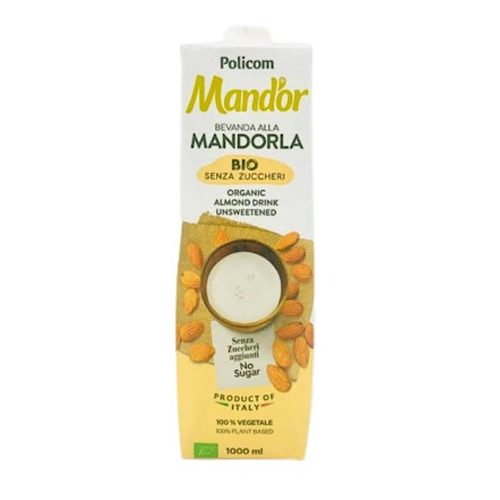 Mand'or Premium Bio bademovo mlijeko, bez dodanog šećera, 1000ml