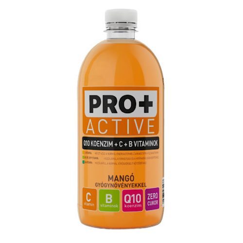 Pro+ Aktivan, napitak s mangova okusom, Q10, vitaminom C i B, 750 ml