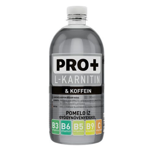 Pro+ L-karnitin + kofein, naplava s okusom grejpa, 750 ml