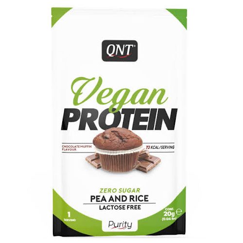 QNT Vegan Protein, Chocolate Muffin, 20g