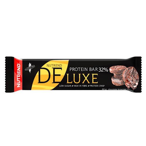 Nutrend Deluxe proteinska čokoladna pločica, okus Choco Brownie, 60g